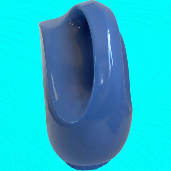 Hall China 5118 Made For Montgomery Ward Water Pitcher Blue No Lid Vintage - Picture 6 of 10